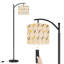 Lampe sur pied à arc avec abat-jour réglable rétro Martini Olives cocktail aux herbes et aux agrumes Lampe sur pied crème 3 températures de couleur à intensité variable Lampe sur pied avec interrupteur au pied pour cuisine café Home Bar Decor