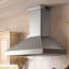 48" Crown Sound Ducted Vent Wall Mount Range Hood in Stainless Steel with Built-in Bluetooth Speakers-387840878