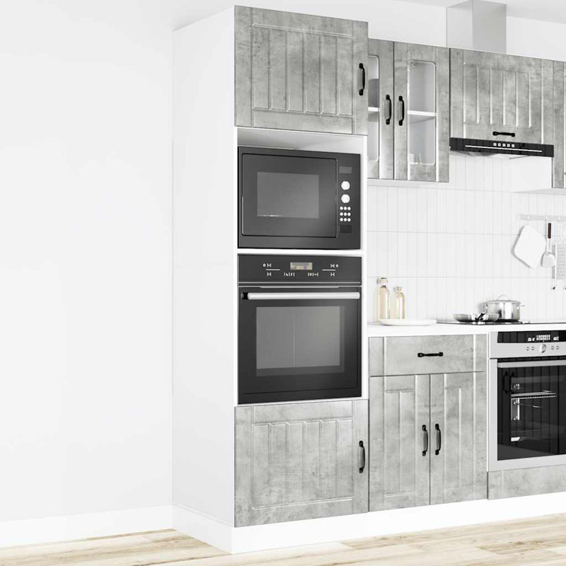 Lucca Oven Cabinets Lucca, Concrete Grey