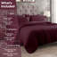 Ensemble de housse de couette moderne et contemporain en mélange de coton égyptien Lunete-250884929-250887754