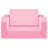 2-In-1 Kids Sofa, Foldable Toddler Soft Couch With Armrests, Made Of 28D Sponge & Short Pile, Convertible Toddler Chair To Lounger, Kid Couch Fold Out For Fun Playtime Or Comfy Lounging, M, Pink-1069329348