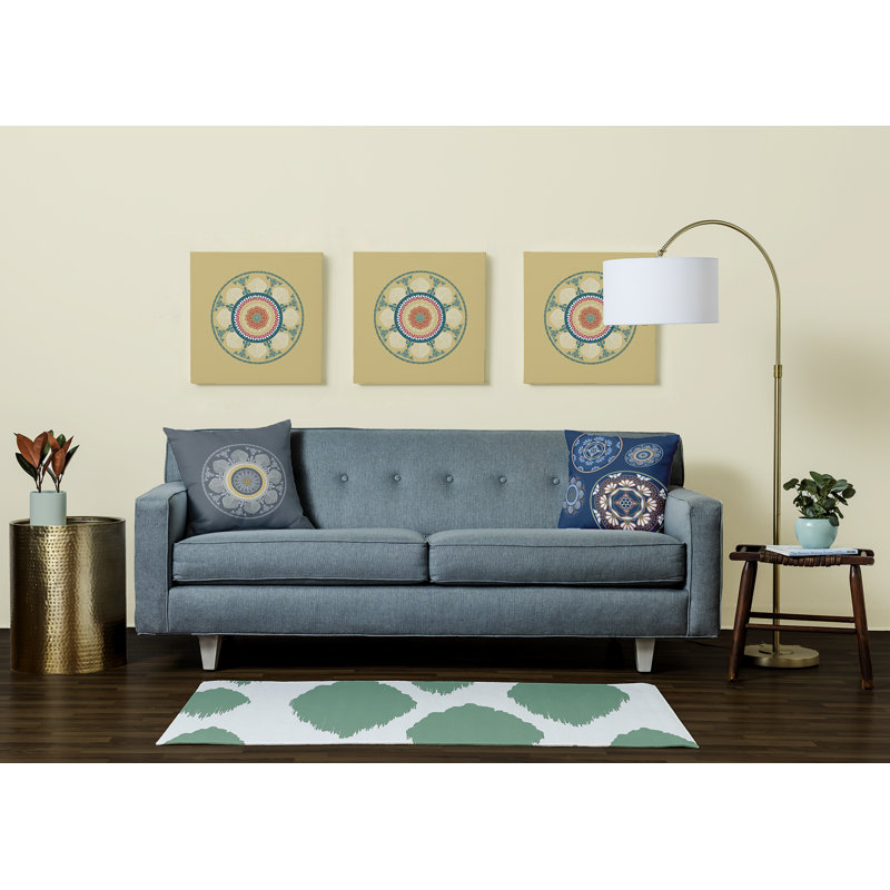 Tapis en chenille souple 20_Web Of Ikat, Rectangle 4 pi x 6 pi