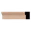 Moulure de brique en bois franc massif de qualité I de 1 1/4 po x l 2 po x L 96 po WG180-96930309