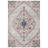 Christa Oriental Gray/Cream/Fuchsia/Sapphire/Gold Area Rug-379831965
