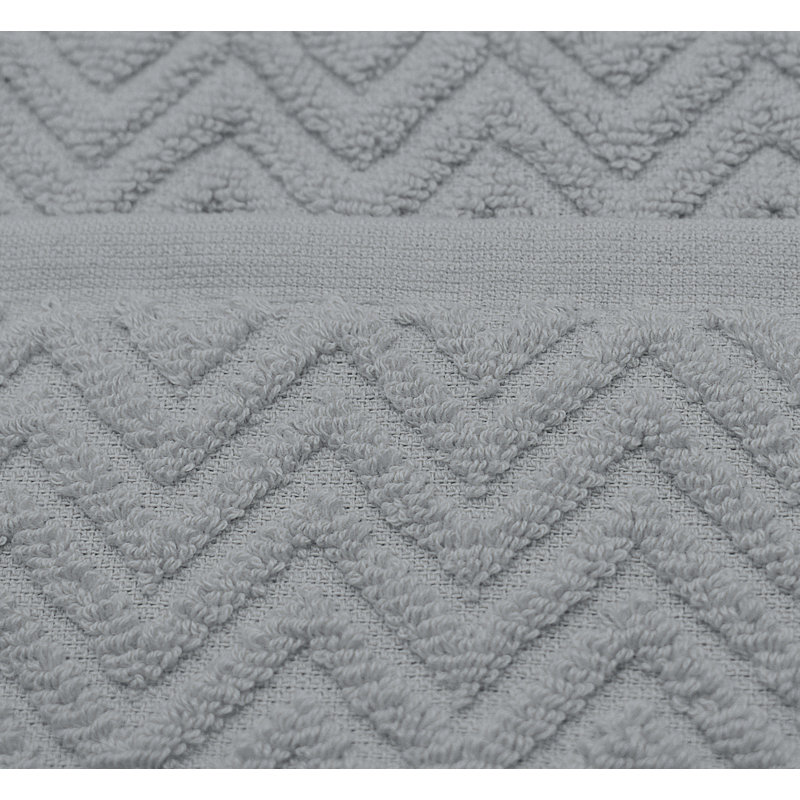Pau 100% Cotton Bath Towel, Grey
