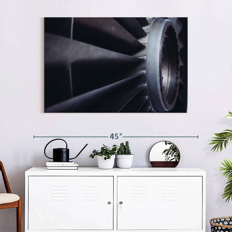 Mehar Airplane Engine, 24" H x 36" W