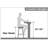 Borisav Counter Height Stool Farmhouse Open Back Padded Cushion Wood Kitchen Chairs-149617305-170397104