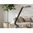 Tandy LED Adjustable Table Lamp with Digital Clock - Metallic Grey