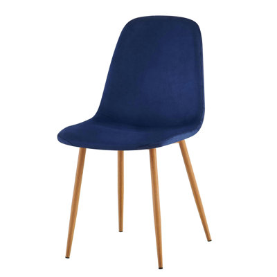 Allaina 55cm H Upholstered Metal Side Chair