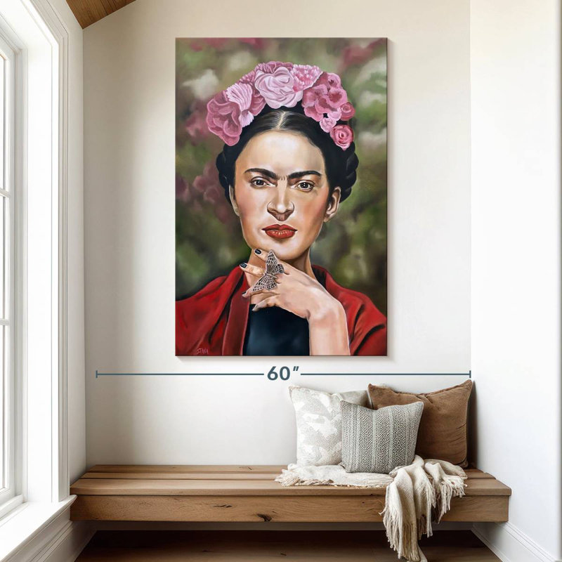 Leisha I Was Born A Painter, 51" H x 34" W