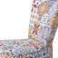 Chaise d'appoint d'appoint en velours bleu et doré