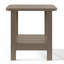 Ensemble de chaises longues d'extérieur inclinables en poly 2 pièces avec roulettes et porte-gobelet-663650706