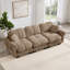 Canapé modulaire en chenille matelassé 3 places avec coussins décoratifs 104 po Fairmont-129240341