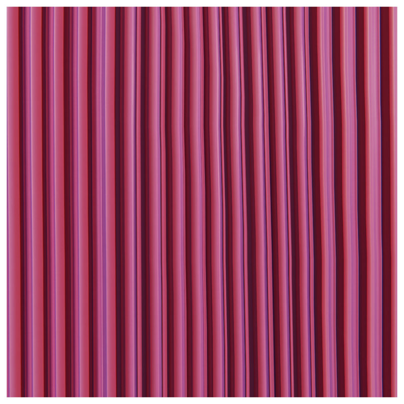 Red Vertical Stripes Double Sided Throw Pillows, 16 x 16 inches