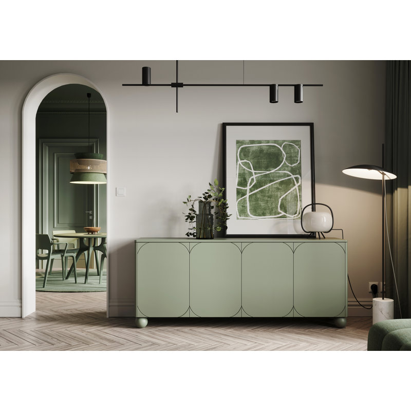 Erikson 200cm Sideboard, Olive