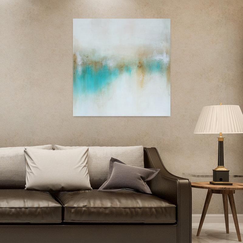 Art contemporain abstrait Wonderland, H 32 po x l 32 po