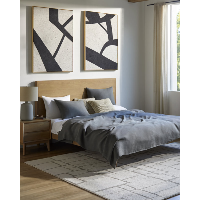 Lucero 2 Piece Picture Frame Graphic Art Set on Canvas, Brown Framed, 48" H x 36" W