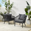 Chaise de patio avec coussins Amberson