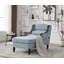 Très grand canapé-lit simple en tissu d'intérieur avec siège large et fauteuil rembourré pour lire et se détendre dans le salon ou la chambre à coucher-1461650820