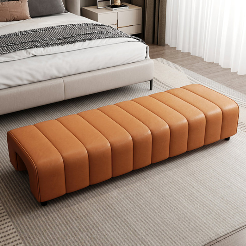 Banc rembourré, Orange