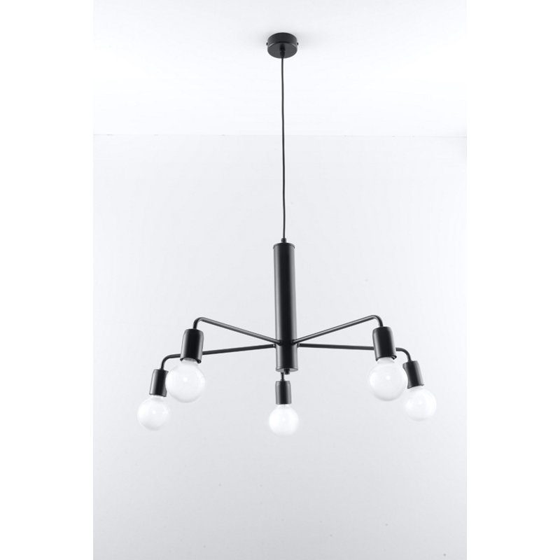 Carlsen 5 - Light Black Cluster Pendant