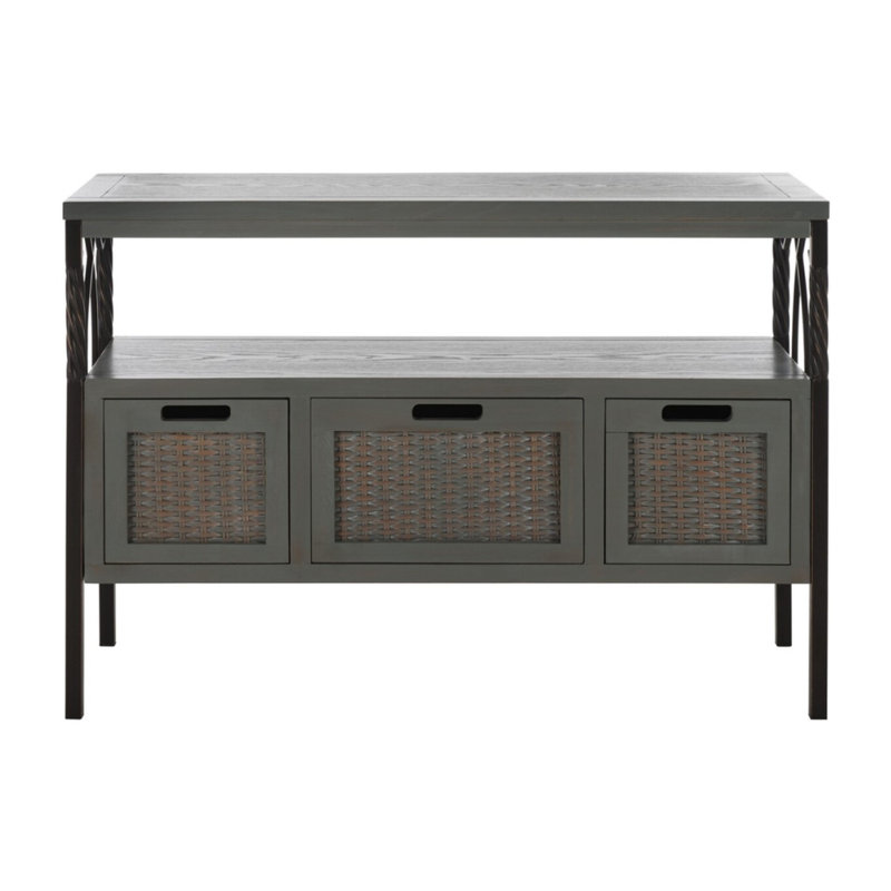Hobgood 36'' Console Table, Ash Grey