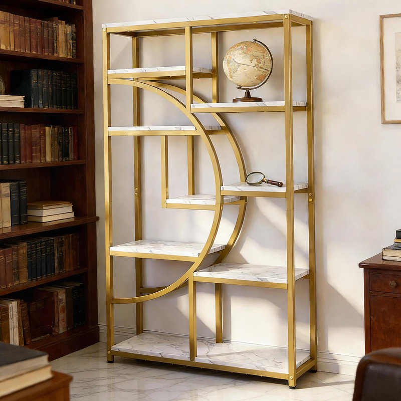 Spacious Etagere,Freestanding Display Shelf,Bookcase