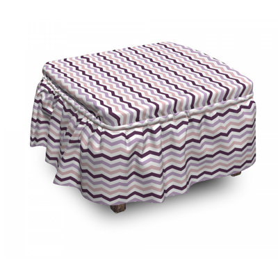 Box Cushion Ottoman Slipcover
