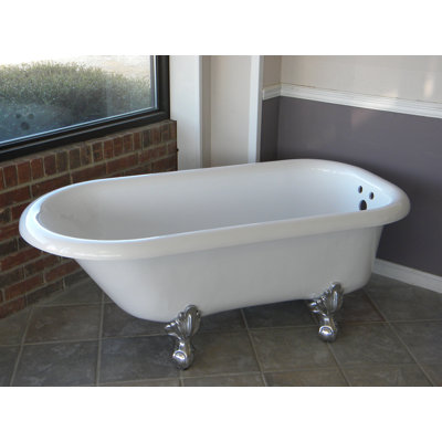 Regent 60" x 30" Clawfoot Soaking Bathtub