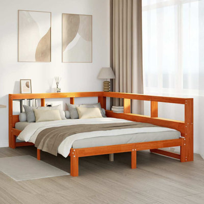 Solid Wood Storage Bed