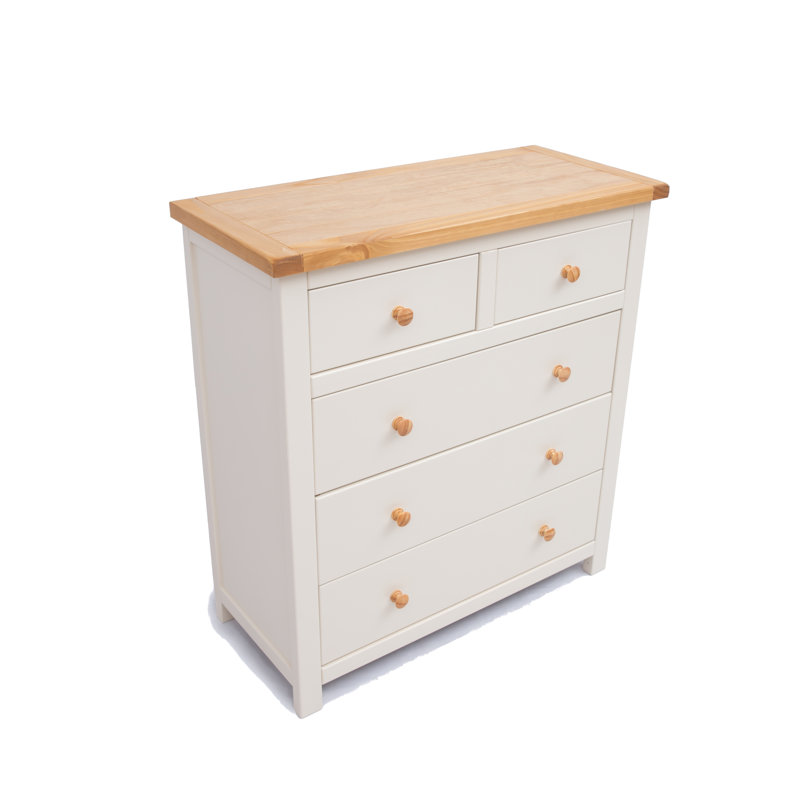 Negrete 90cm W 5 - Drawer Chest of Drawers