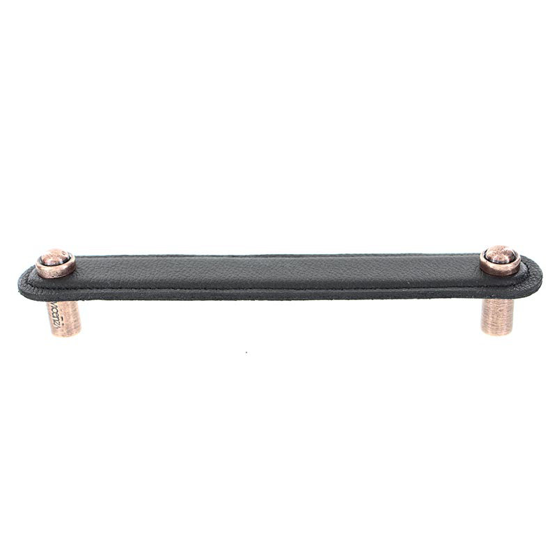 Sanzio 5'' Center to Center Bar Pull, 6, Antique Copper