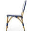Sièges d'extérieur pour 2 personnes, style français, pe, aluminium, bleu marine, chaises de jardin rouille, style, imprimé, rouille