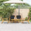 Set Of 3 Teak Look Acacia Wood Medium Durable-507171115