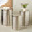 Ensemble de tables d'appoint en métal Mulvey-171396046