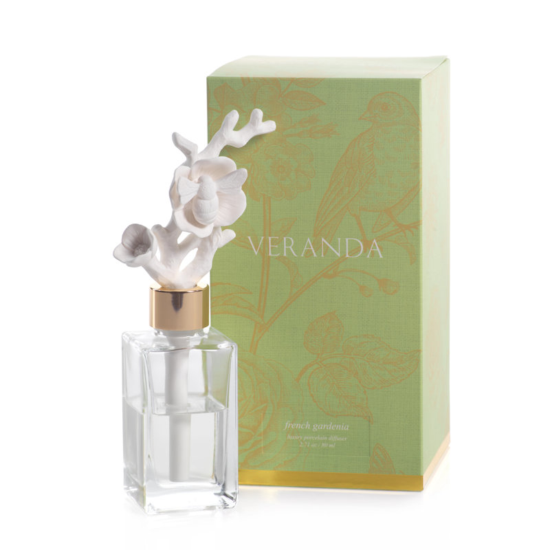 Veranda French Gardenia Porcelain Diffuser