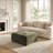 Hartwell 33.9" W Square Upholstered Ottoman-2002932838