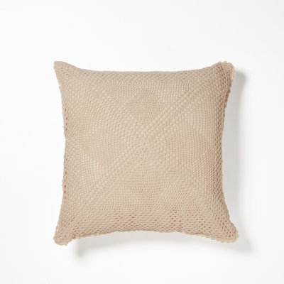 Amelia Cotton Square Pillow Cover & Insert