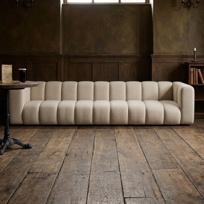 5 Seater Velvet Seating Component