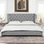 Lit plateforme tapissier très grand Naveen-1184735758