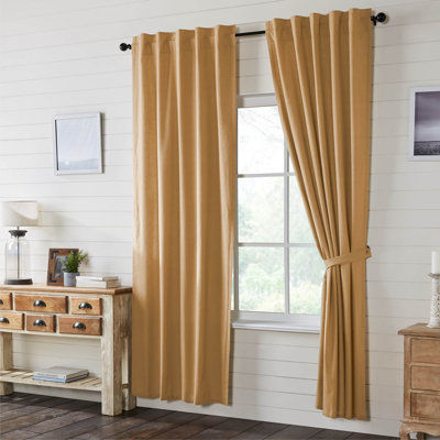 Paire de rideaux obscurcissant 100% coton Simple Life
