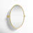 Dara Brass Oval Mirror-86814435