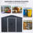 8Ft X 6Ft Outdoor Metal Storage Shed With Metal Foundation-118091579-118091582