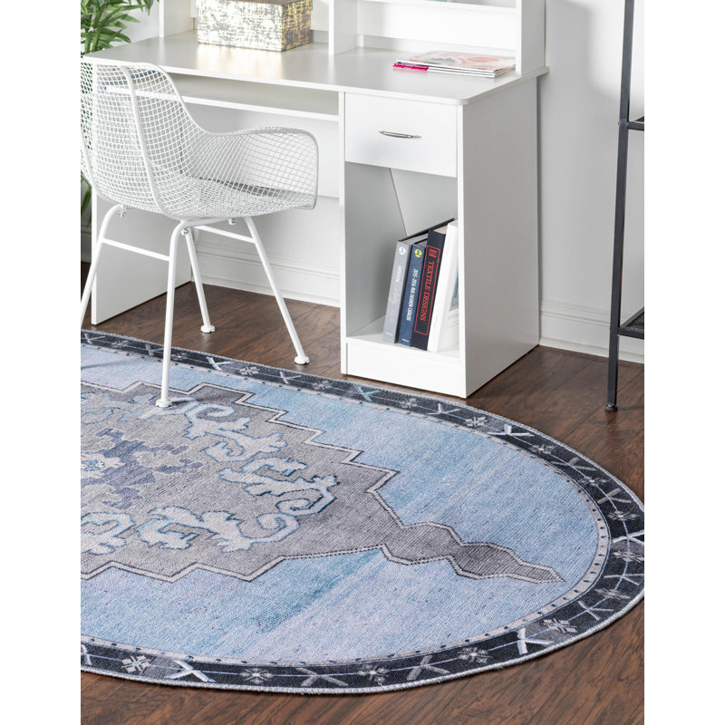 Oppie Oriental Indoor Rug, Oval 7'6" x 10'6"