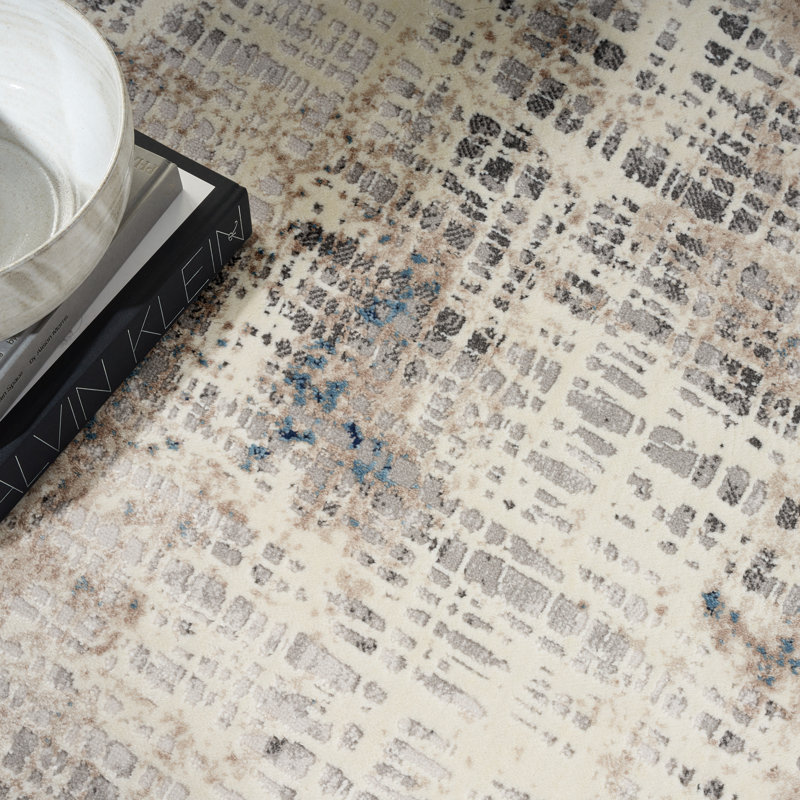 Infinity Abstract Indoor Rug, Rectangle 5'3" x 7'3"