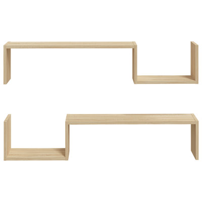 Gjystina 4 Piece Floating Shelf