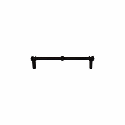 Poignée de tiroir Charlotte 6 po (15,2 cm) d'entraxe, noir mat