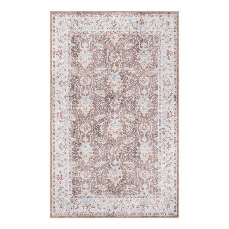 Bungalow Rose Dinah Timeless Rug, Rectangle 5 pi 1 po x 8 pi