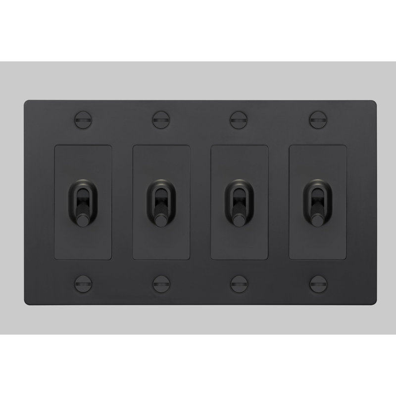 4G Toggle / Cross / Without Logo, Black