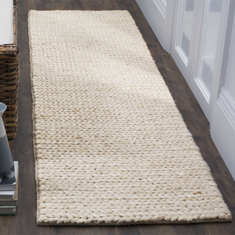 Pennsburg Natural Fiber Hand Woven Jute Chevron Rug